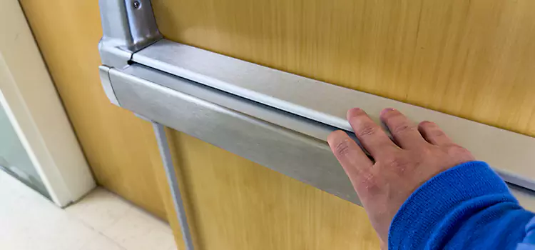 Installing a Push Bar on a Door Fort Washington
